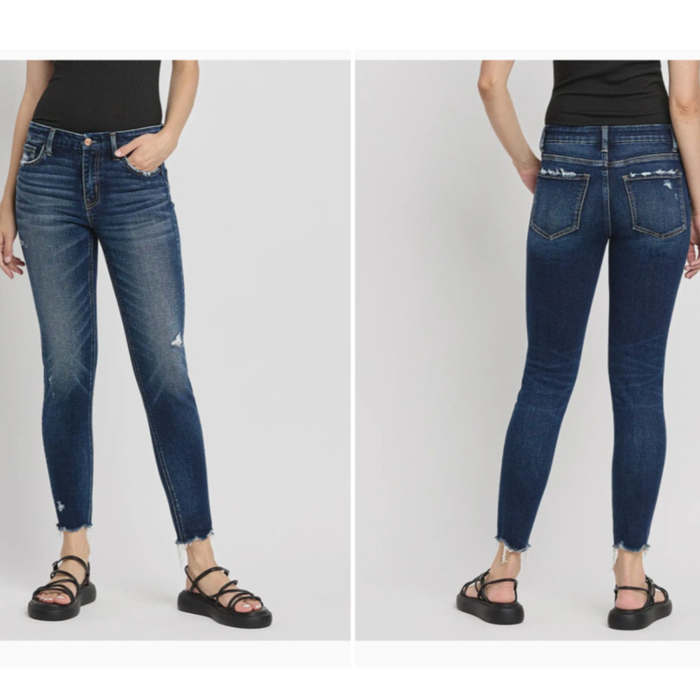 Flying Monkey Mid Rise Ankle Skinny Jeans F5555 NWT Size 29